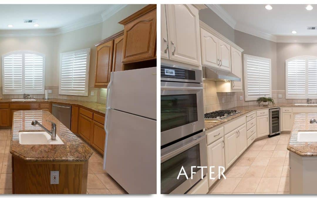 KitchenCRATE Refinish Fleur de Lis Drive in Modesto is Complete!