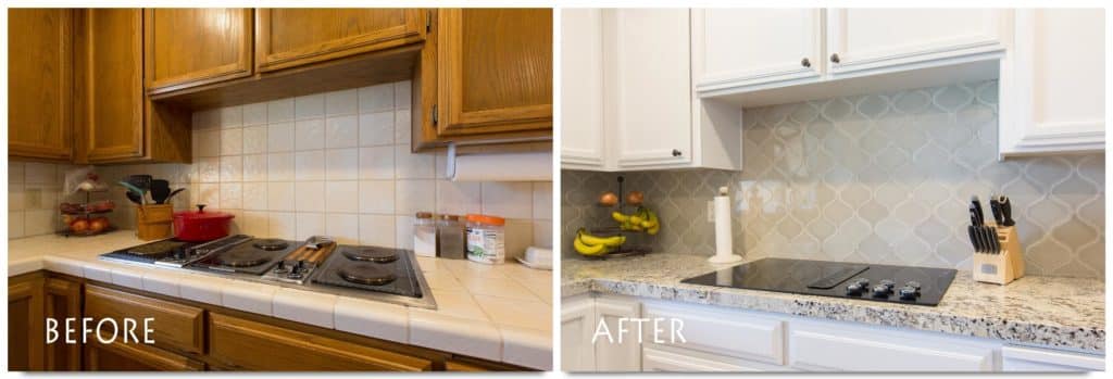 new electric stove kitchen remodel.