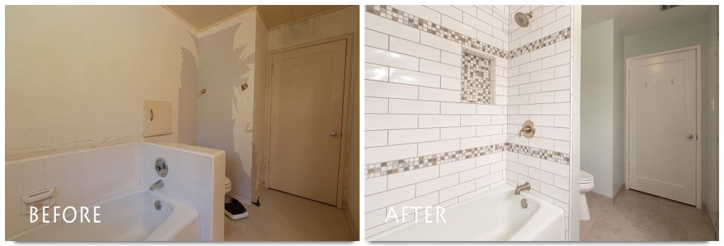 Bathroom remodel in Livingston .