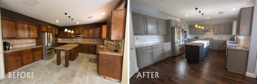 kitchen renovation.