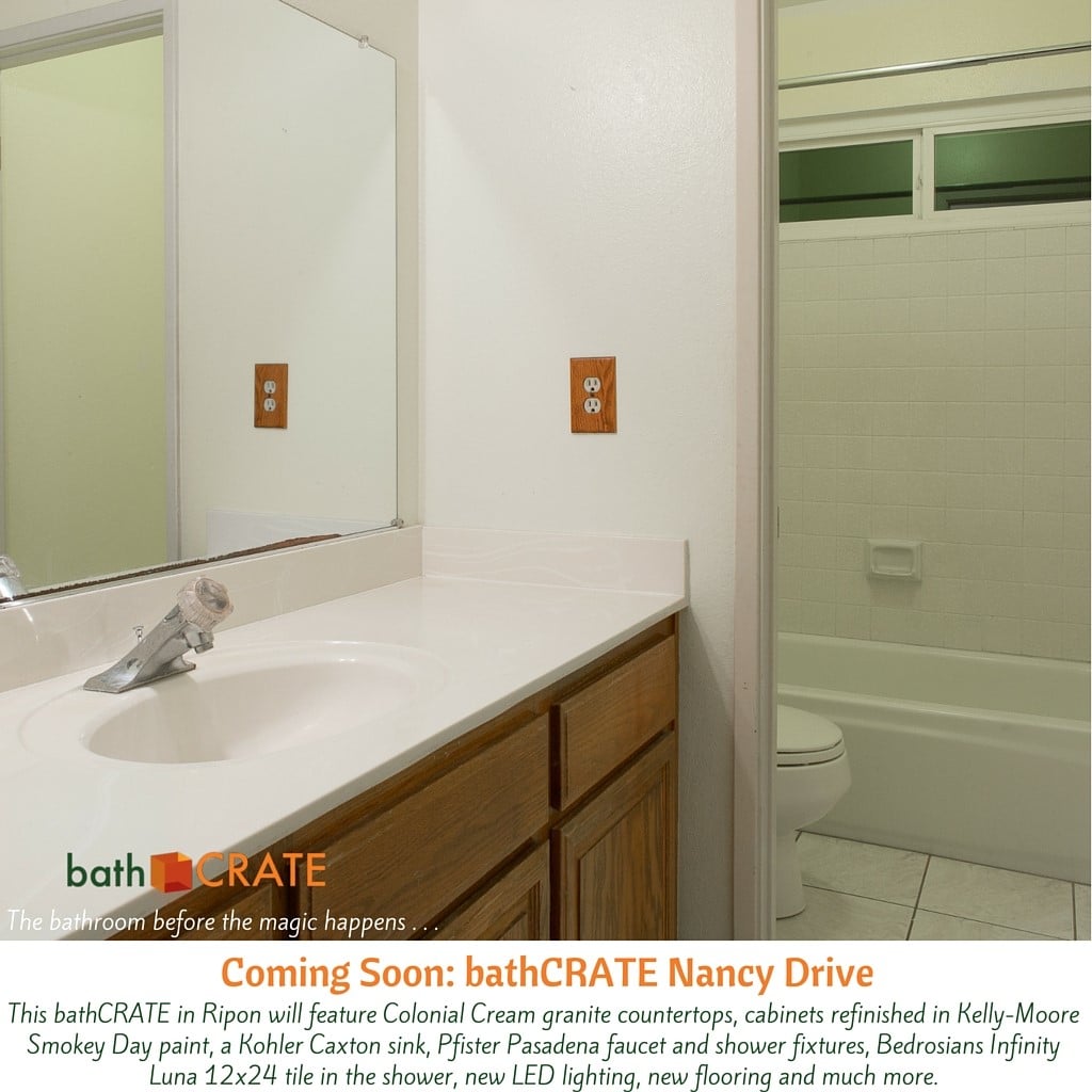 bathroom renovation on Nancy Drive.