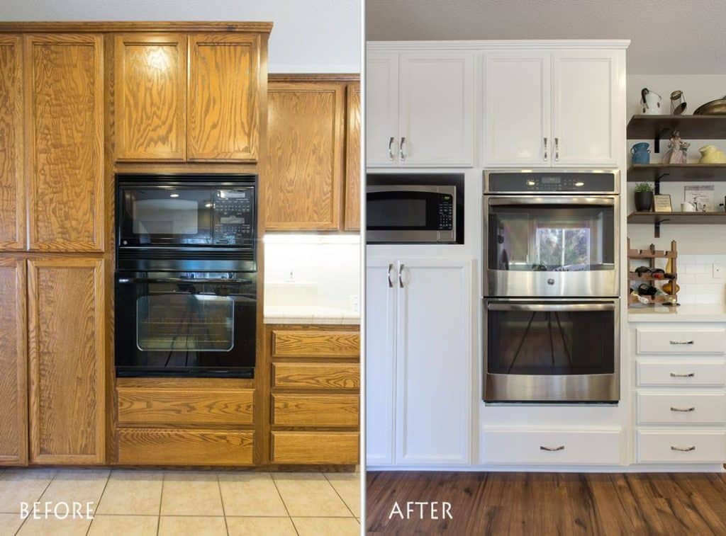 brand new appliances kitchen renovation.