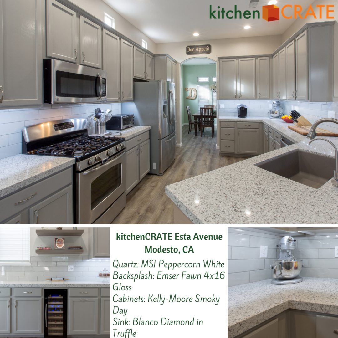 Kitchen Remodel near Modesto - KitchenCRATE Esta Avenue Completed!