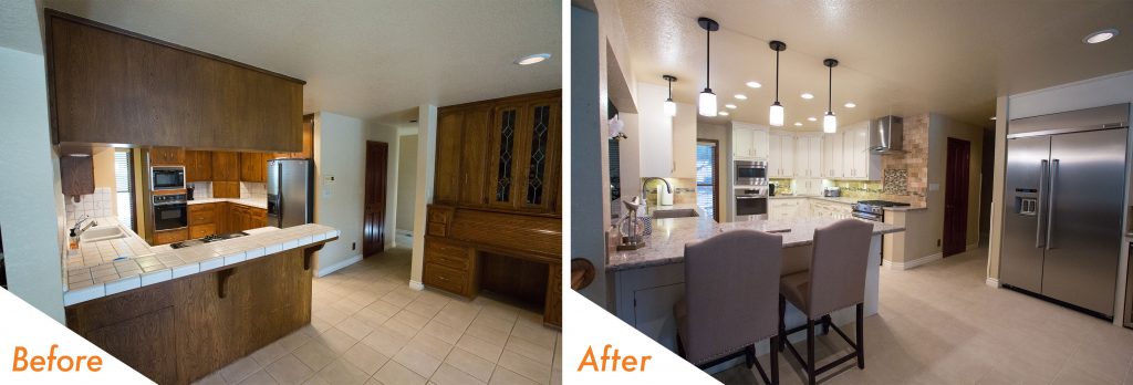 modern kitchen remodel before and after.