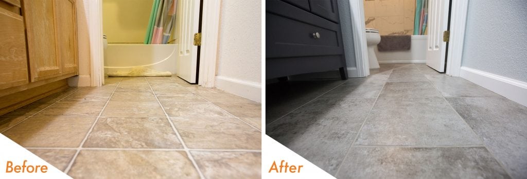 custom tile bathroom flooring.