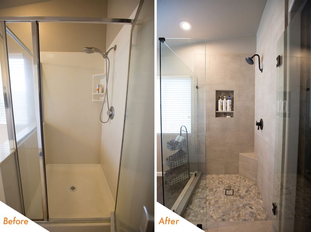 new frameless shower enclosure,