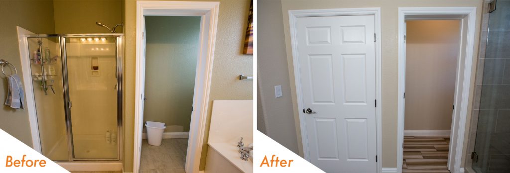 modern bathroom remodel.