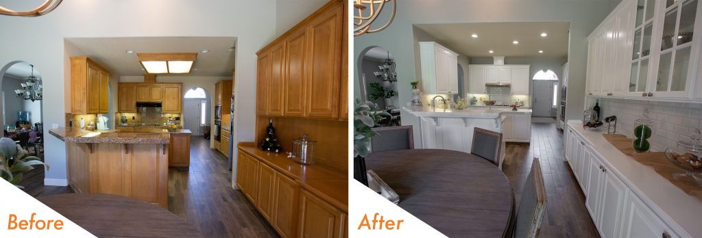 modern kitchen renovation before and after pictures.