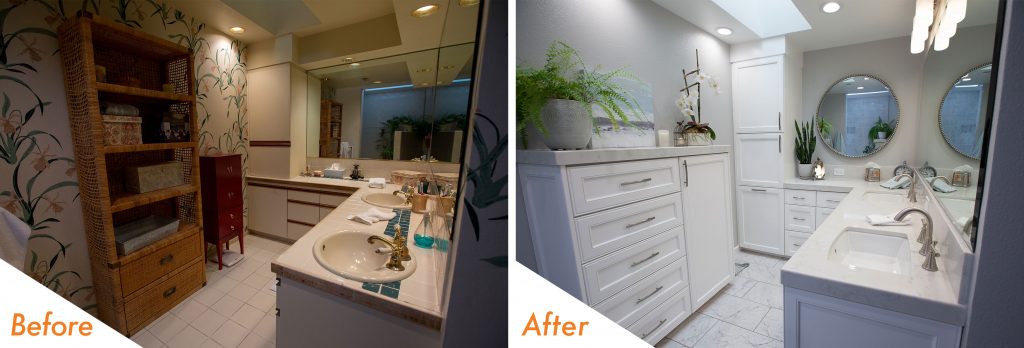 Before and After Bathroom.
