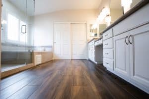 Master bathroom remodel.