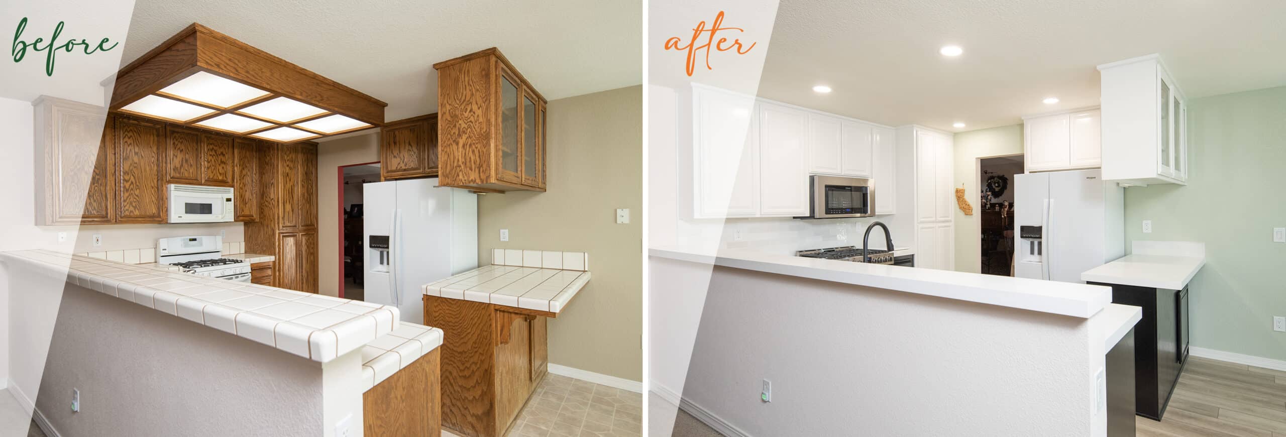 Before & After Kitchen Remodel 