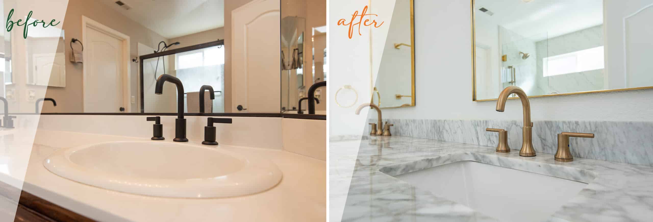 Before & After Bathroom Remodel 