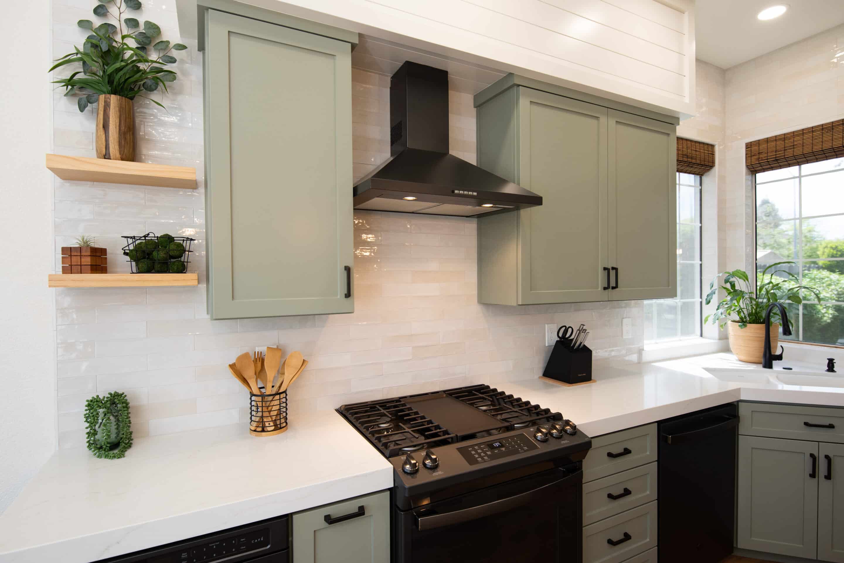 Before - Champagne Kitchen Remodel